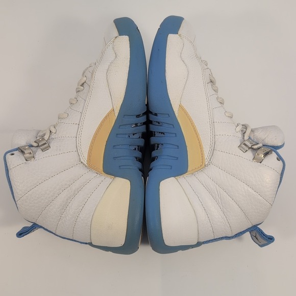 Air Jordan 12 Retro White University Blue Melo 2004 Women's Size 6 - Picture 6 of 12